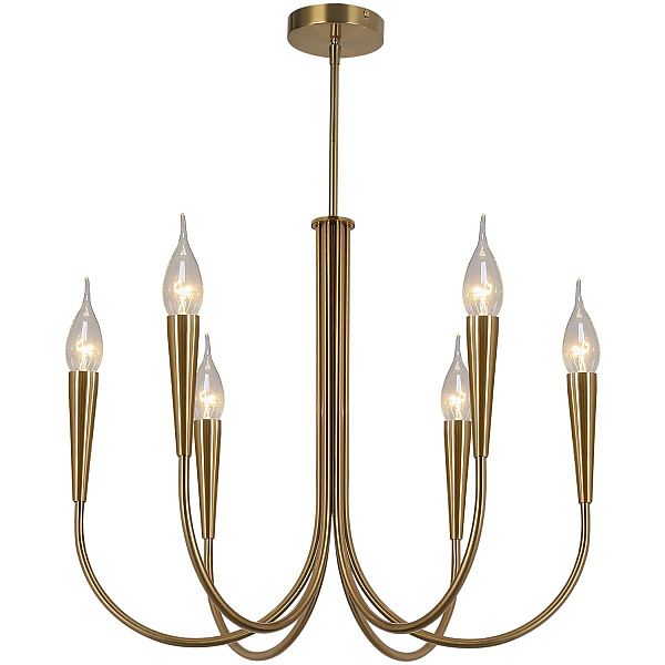 Подвесна люстра ILLUMICO IL0441-6P-79 BRASS VASE