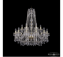 Подвесная люстра Bohemia Ivele Crystal 1403/12+6/300/h-95 G