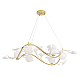 Подвесная люстра Crystal Lux Colibri SP6 Gold