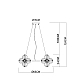 Подвесная люстра Arte Lamp ETEREO A5261LM-15GO