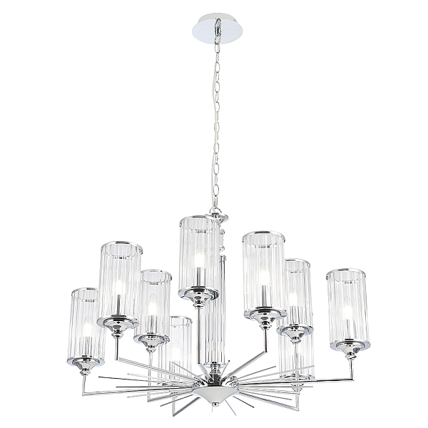 Подвесная люстра Crystal Lux Gloria SP9 Chrome