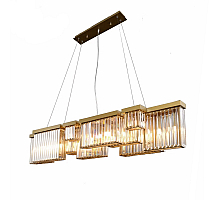 Подвесная люстра Delight Collection Broadway 2466 brushed ti-gold