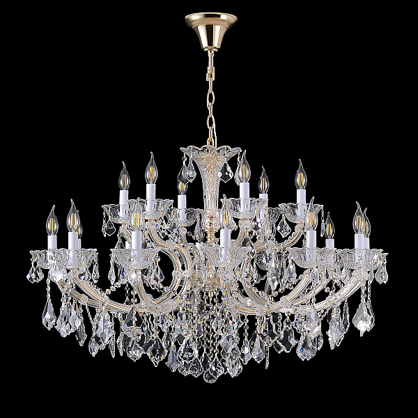 Подвесная люстра Crystal Lux CRISTELLE SP12+6 GOLD