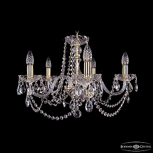 Подвесная люстра Bohemia Ivele Crystal 1402/5/195 G