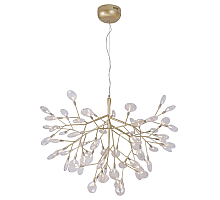 Подвесная люстра Crystal Lux Evita SP63 Gold/Transparent