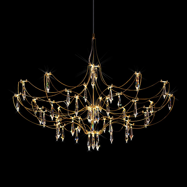 Подвесная люстра Loft IT Mira 10589/900 Gold Asfour