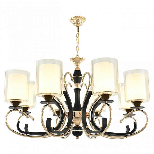 Подвесная люстра Arte Milano Florentia 302237/8 Bk/Gd