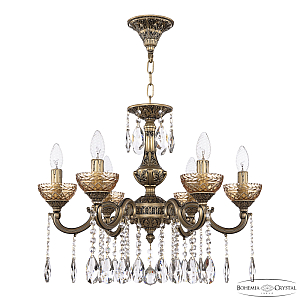 Подвесная люстра Bohemia Ivele Crystal AL78101/6/175 A AGB P Amber/M-1F
