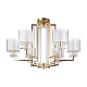 Подвесная люстра Crystal Lux Nicolas SP-PL6 Gold/White