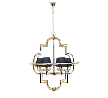 Подвесная люстра Lumina Deco Baltimore LDP 8020-6 GD+BK