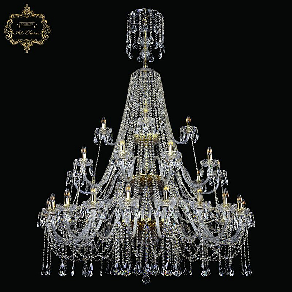 Подвесная люстра Art Classic 11.12.20+10+5.530v.3d.XL-205.Gd.Sp