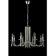 Подвесная люстра Crystal Lux AURELIO SP8 GOLD+CHROME/TRANSPARENT