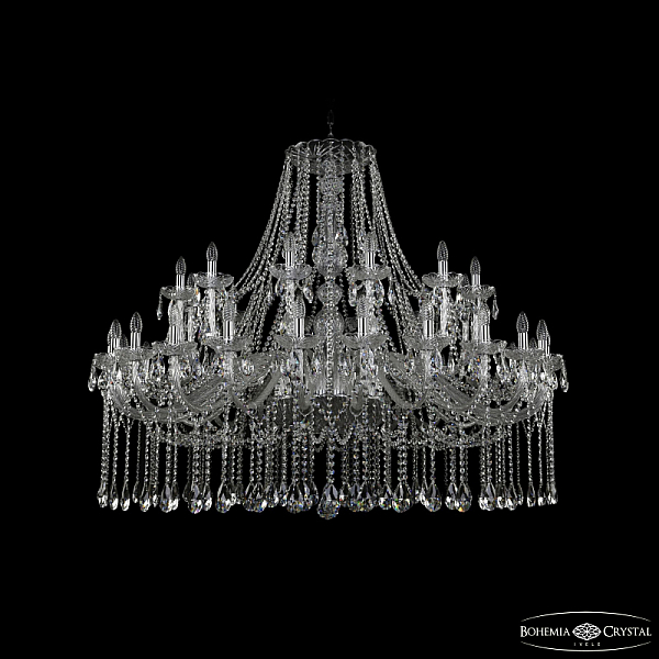 Подвесная люстра Bohemia Ivele Crystal 1413/24+12/530 Ni