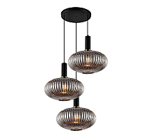 Подвесная люстра Lumina Deco Floril LDP 1216-3 GY+BK