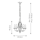 Подвесная люстра Elstead Lighting ART5-AGD-BRASS