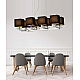 Подвесная люстра Lumina Deco Fianelo LDP 1248-8 BK