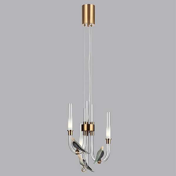 Подвесная светодиодная люстра Odeon Light L-Vision Lark 5431/6L