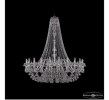 Подвесная люстра Bohemia Ivele Crystal 1409/24/530/h-160 Ni