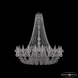 Подвесная люстра Bohemia Ivele Crystal 1409/24/530/h-160 Ni