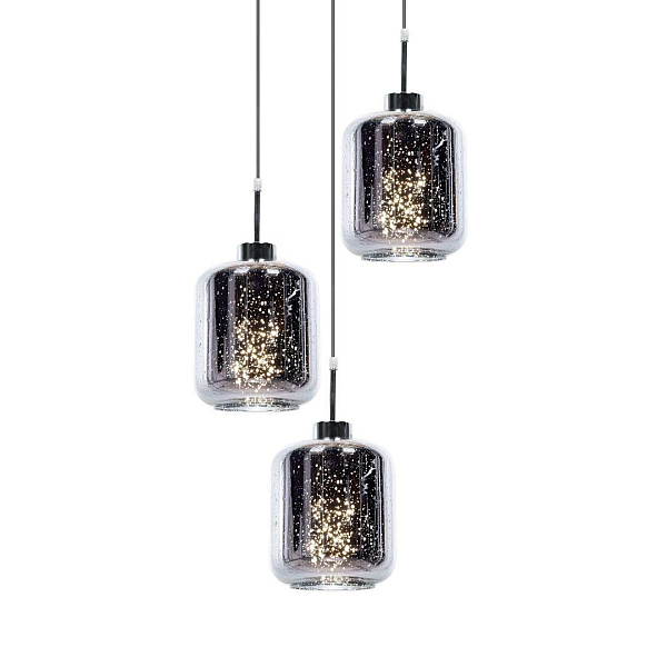 Подвесная люстра Lumina Deco Alacosmo LDP 6811-3 RD CHR