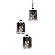 Подвесная люстра Lumina Deco Alacosmo LDP 6811-3 RD CHR