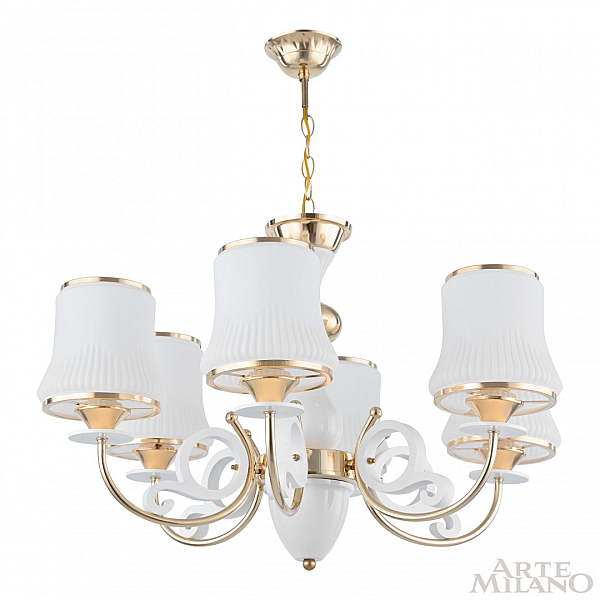 Подвесная люстра Arte Milano Florentia-1097 301097/6 Wh/Gd