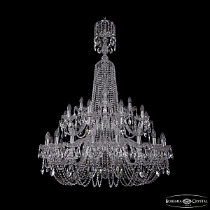 Подвесная люстра Bohemia Ivele Crystal 1402/20+10+5/400/XL-160/2d Ni