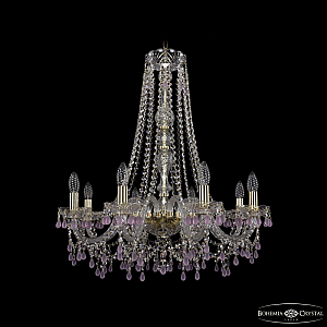 Подвесная люстра Bohemia Ivele Crystal 1410/8/240/h-74 G V7010