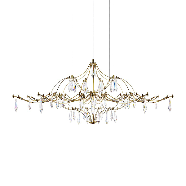 Подвесная люстра Loft IT Mira 10587/1000 Gold Asfour