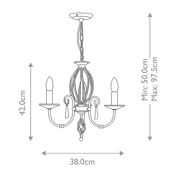 Подвесная люстра Elstead Lighting AG3-AGED-BRASS