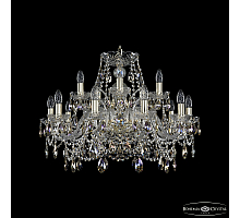 Подвесная люстра Bohemia Ivele Crystal 1411/10+5/240 G K801