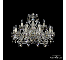 Подвесная люстра Bohemia Ivele Crystal 1411/10+5/240 G K801