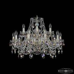 Подвесная люстра Bohemia Ivele Crystal 1411/10+5/240 G K801