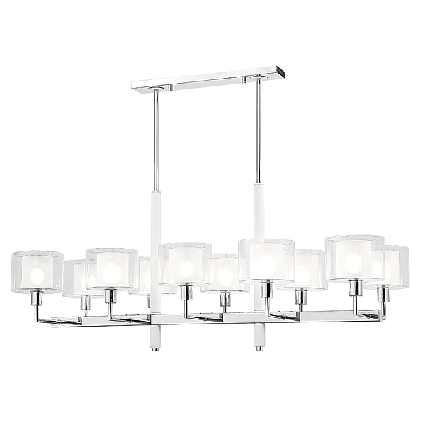 Подвесная люстра Crystal Lux Maestro SP-PL10 L1100 Chrome