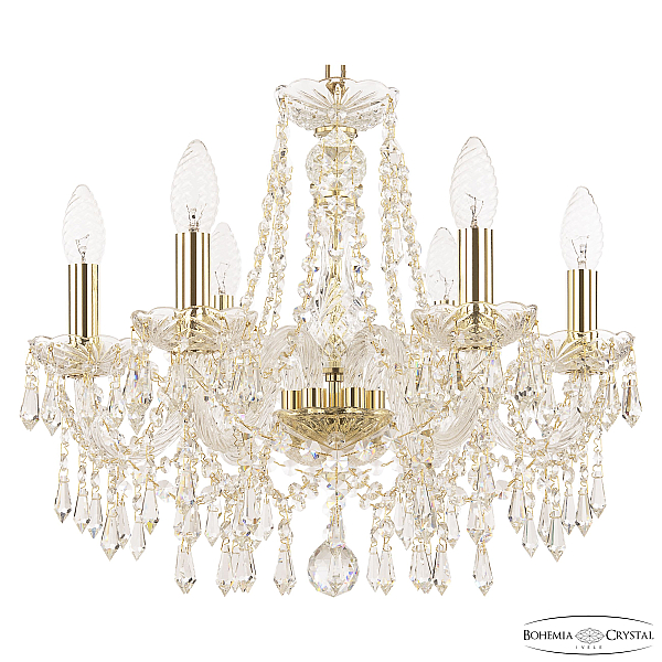 Подвесная люстра Bohemia Ivele Crystal 1403/6/160 G