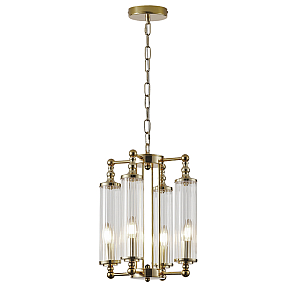 Подвесная люстра Crystal Lux TOMAS SP4 BRASS