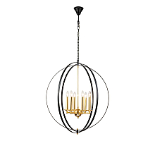 Подвесная люстра iLamp Element 9977-800 GoldBlack