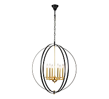Подвесная люстра iLamp Element 9977-800 GoldBlack