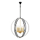 Подвесная люстра iLamp Element 9977-800 GoldBlack