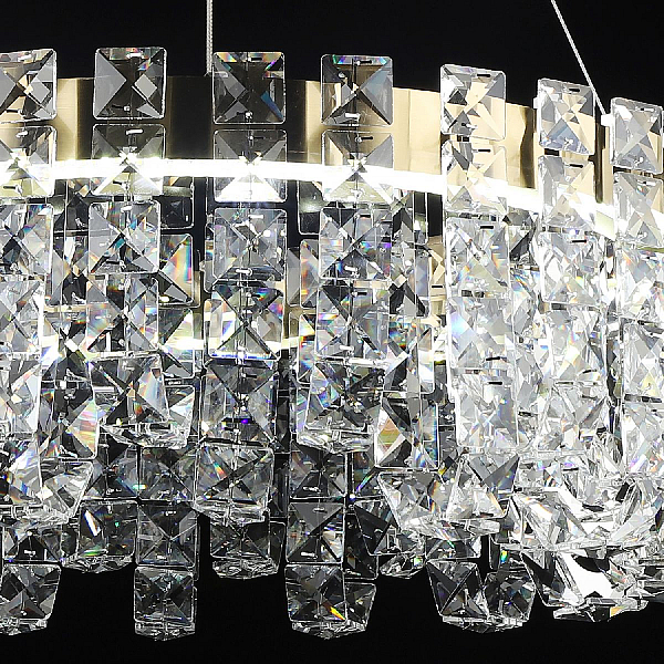 Люстра Reluce 02601-0.4-104W LED COP+CH