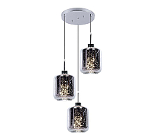 Подвесная люстра Lumina Deco Alacosmo LDP 6811-3 RD CHR
