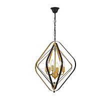 Подвесная люстра Lumina Deco Crulia LDP 8005-6 BK+MD