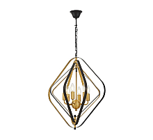 Подвесная люстра Lumina Deco Crulia LDP 8005-6 BK+MD