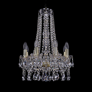 Подвесная люстра Bohemia Ivele Crystal 1413/8/141/h-59 G