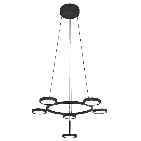 Подвесная светодиодная люстра Crystal Lux CLT 027C6 D700 BL