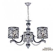 Подвесная люстра Arte Milano Florentia-4957 304957/3 Bk/Ni
