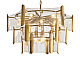 Подвесная люстра Freya Люмьер / Lumiere FR5516PL-15BS