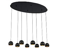 Подвесная люстра DeLight Collection MD21001034-8A black/gold