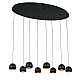 Подвесная люстра DeLight Collection MD21001034-8A black/gold