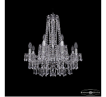 Подвесная люстра Bohemia Ivele Crystal 1403/8+4/195/h-60 Ni